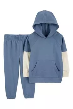 Комплект хлопковый из худи и брюк Carter's