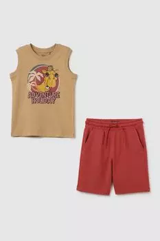 Комплект хлопковый из майки и шорт OVS