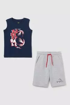 Комплект хлопковый из майки и шорт OVS