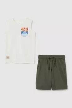 Комплект хлопковый из майки и шорт OVS