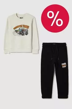 Комплект хлопковый из свитшота и брюк OVS