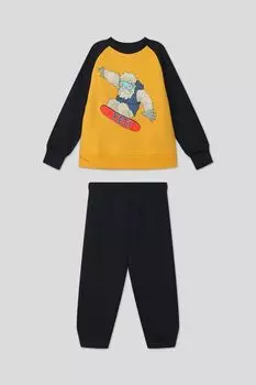 Комплект хлопковый из свитшота и брюк OVS