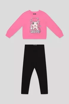 Комплект хлопковый из свитшота и брюк OVS