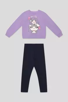 Комплект хлопковый из свитшота и брюк OVS