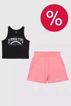 Комплект хлопковый из топа и шорт OVS