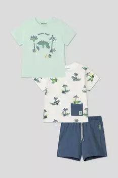 Комплект из 2 футболок и шорт Mayoral