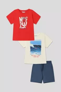 Комплект из 2 футболок и шорт Mayoral