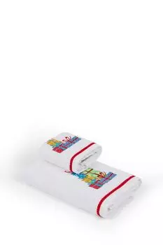 Комплект из 2 хлопковых полотенец с вышивкой Pacchi Regalo COINCASA
