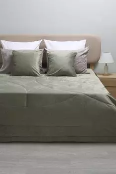 Комплект из 2 наволочек и покрывала с принтом Allure La Prima