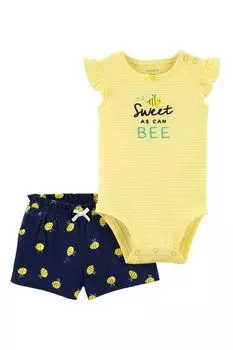 Комплект из боди и шорт Carter's