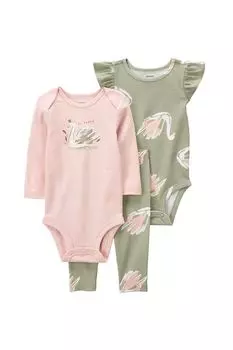 Комплект из двух боди и брюк Carter's