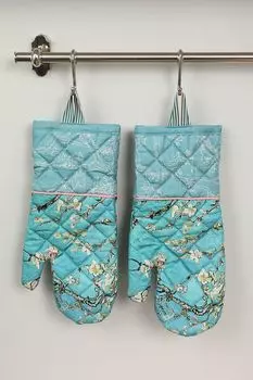 Комплект из двух рукавиц с принтом Blossom Beddinghouse