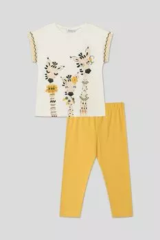 Комплект из футболки и легинсов Mayoral