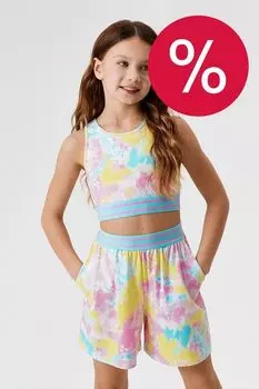 Комплект из футболки и шорт с принтом ACOOLA