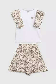 Комплект из футболки и шорт с принтом KIDSPARAD