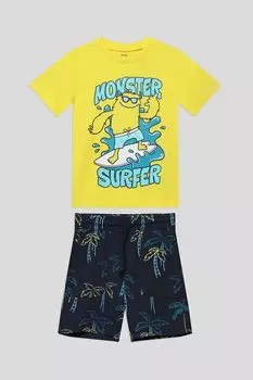 Комплект из футболки и шорт с принтом OVS