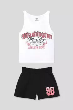 Комплект из майки и шорт с принтом OVS