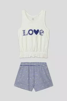 Комплект из майки и шорт с принтом OVS