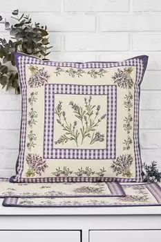 Наволочка декоративная с принтом Лаванда травинки Le Gobelin