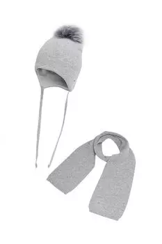 Комплект из шапки с помпоном и шарфа Silver Spoon Outdoor