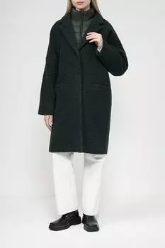 Комплект из шерстяного пальто и жилета BELUCCI