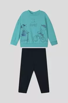 Комплект из свитшота и брюк Fagottino