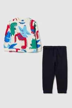 Комплект из свитшота и брюк с принтом Fagottino