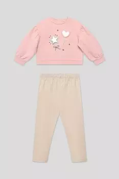 Комплект из свитшота и легинсов с юбкой Mayoral