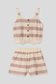 Комплект из топа и шорт с принтом Mayoral