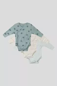 Комплект из трех боди с длинным рукавом Artie