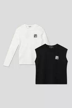 Комплект из жилетки и лонгслива Junior Republic