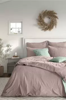 Комплект постельного белья хлопковый Melange Mokko Verossa