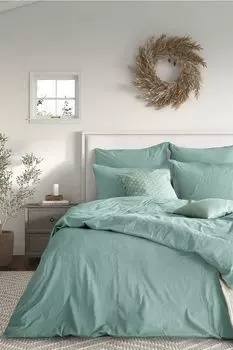 Комплект постельного белья хлопковый Melange Emerald Verossa