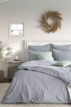 Комплект постельного белья хлопковый Melange Indigo Verossa