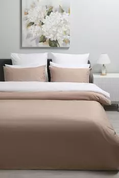 Комплект постельного белья хлопковый Melange Praline Verossa