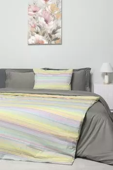 Комплект постельного белья из хлопка с принтом Facet Elegante