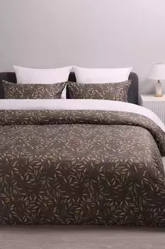 Комплект постельного белья из сатина с принтом Feel oliv 21maison