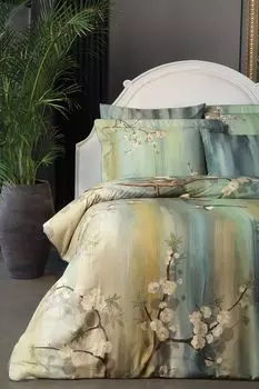 Комплект постельного белья из сатина с принтом Ivonne Valeron