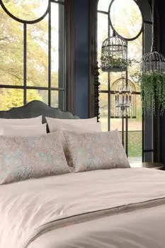 Комплект постельного белья из сатина с принтом Композиторы Mollen