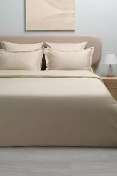 Комплект постельного белья из сатина Beige creme brulee 21maison