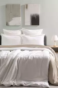 Комплект постельного белья из сатина Suite White stripe 21maison