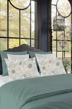 Комплект сатиновый из пододеяльника и наволочки Донская степь Mollen