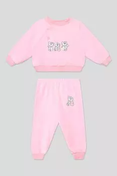 Комплект велюровый с вышивкой Мишки Aspaya