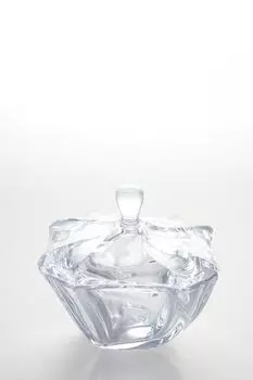 Конфетница хрустальная с крышкой хрустальная Neptune Crystalite Bohemia