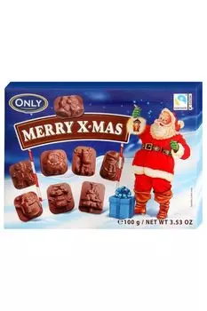 Конфеты шоколадные Санта 100 гр Only