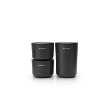 Контейнер с крышкой ReNew 3 шт Brabantia