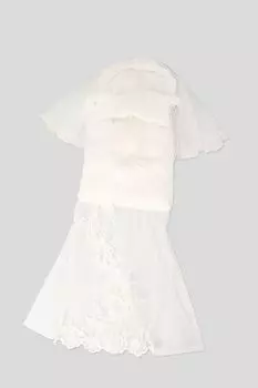 Конверт из шелка и хлопка с шитьем Choupette