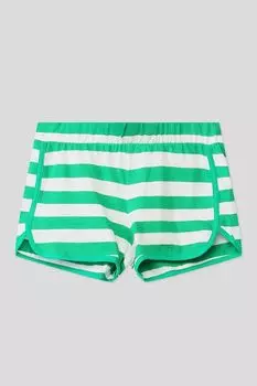 Короткие шорты в полоску Benetton