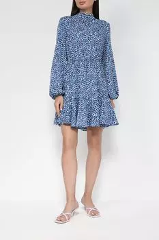 Короткое платье с мелким принтом BELUCCI