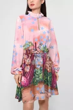 Короткое платье с принтом Silvian Heach